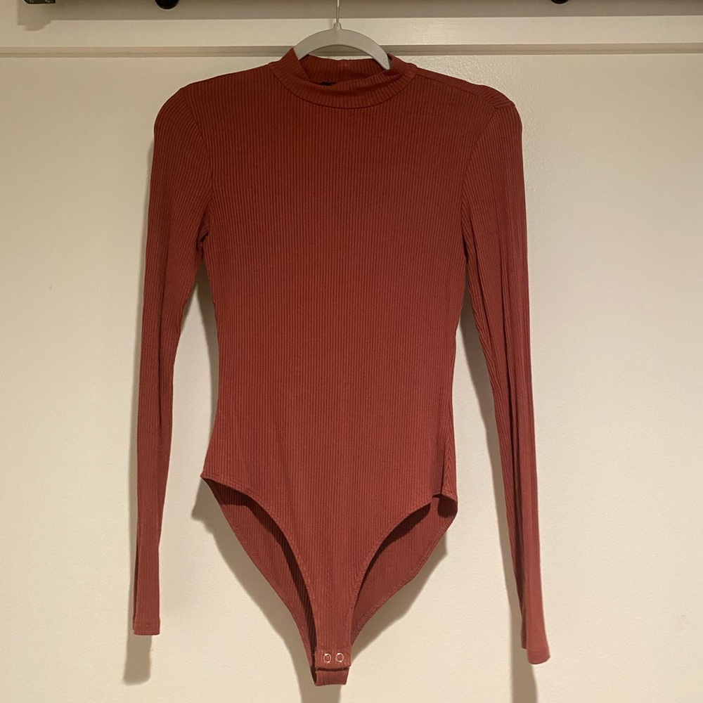 forever 21 mock neck bodysuit